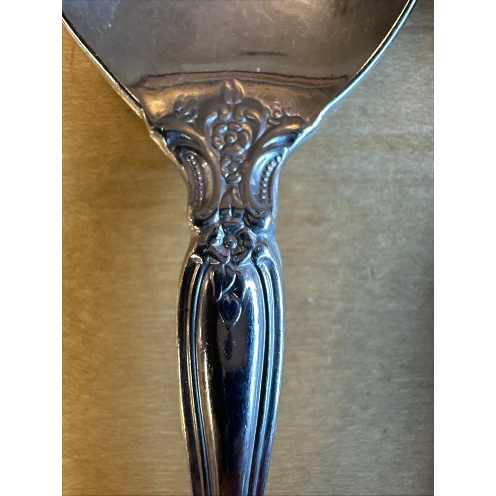 Oneida MICHELANGELO Stainless Teaspoon Heirloom CUBE Glossy Flatware Lot Of 2‎